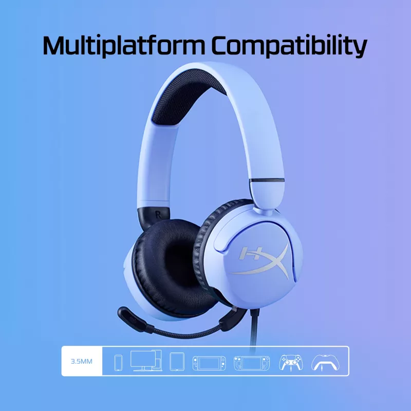 HyperX Cloud Mini - Žaidimų ausinės (Lavender)