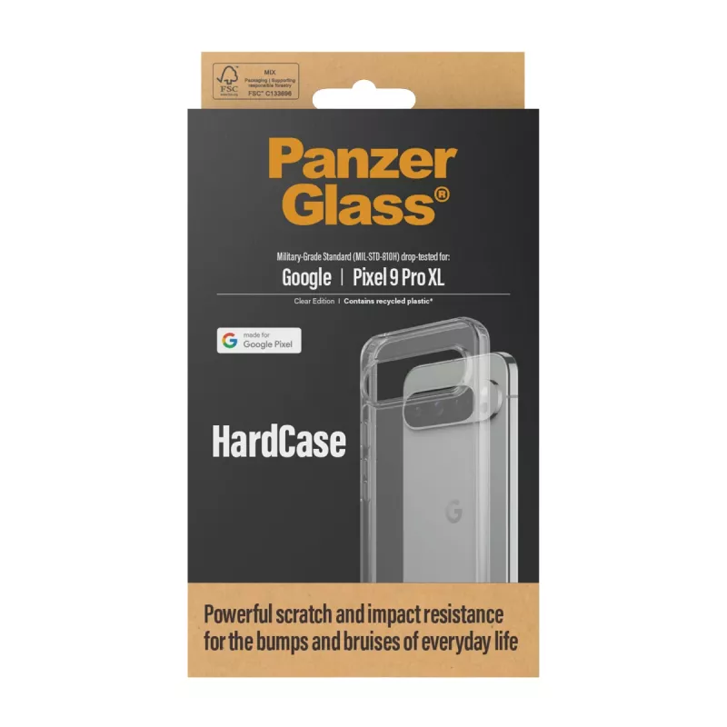 PanzerGlass® HardCase Skaidrus Dėklas Google Pixel 9 Pro XL