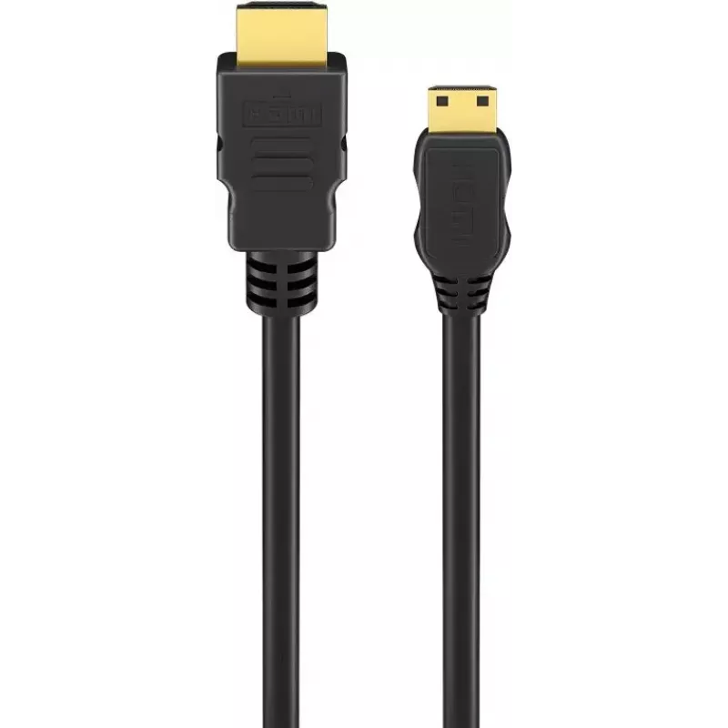 Goobay HDMI kabelis 3 m Type A Type C 48 Gbit/s juodas