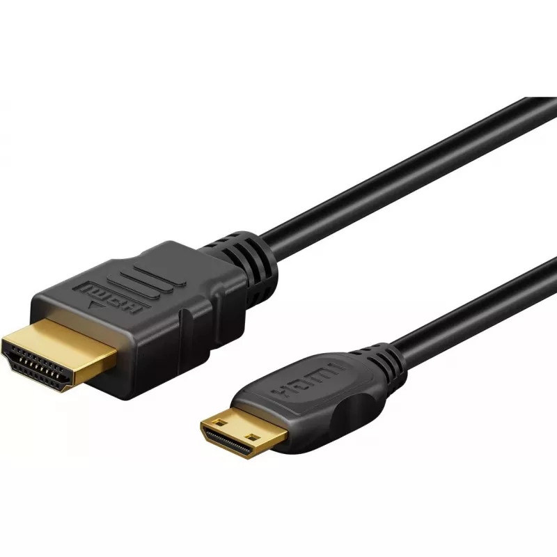 Goobay HDMI kabelis 3 m Type A Type C 48 Gbit/s juodas