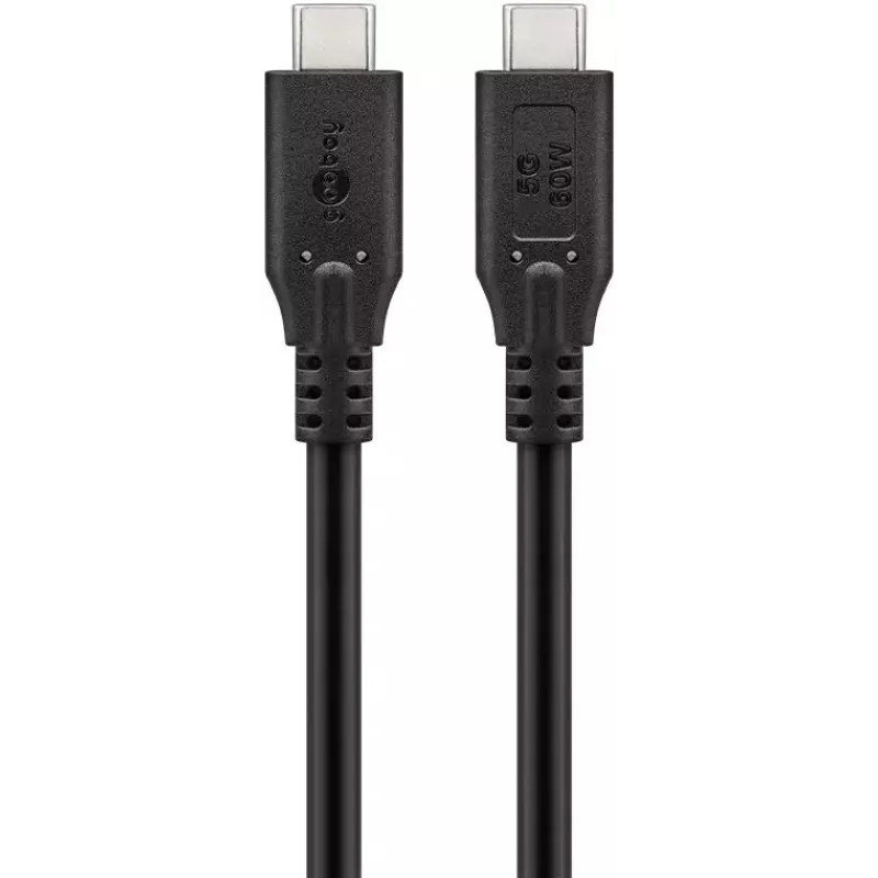 USB-C laidas Goobay 74698 USB 3.2 Gen 1 0,5 m juodas
