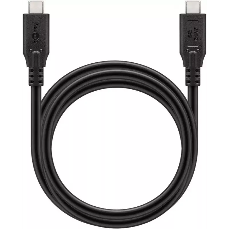 USB-C laidas Goobay 74698 USB 3.2 Gen 1 0,5 m juodas