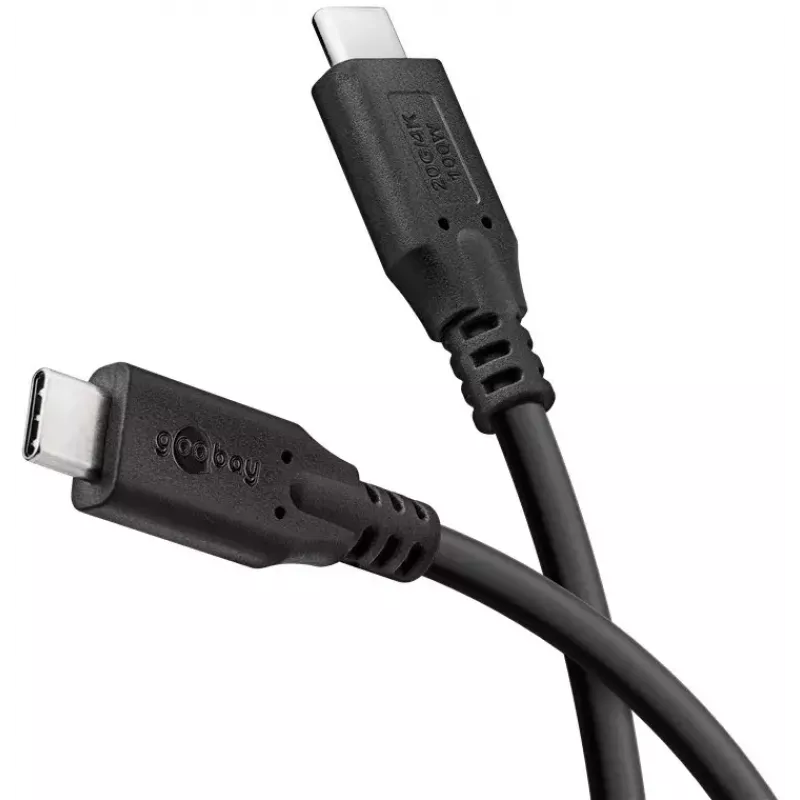 USB laidas Goobay 74196 USB4 Gen 2x2 1,5 m USB-C juodas