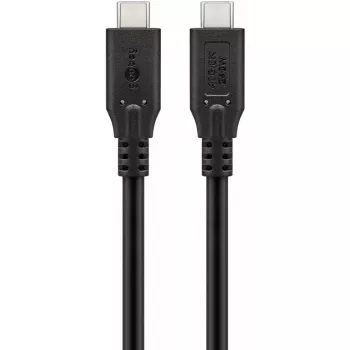 USB C laidas Goobay 74184 USB4 Gen 2x2 1.5 m juodas