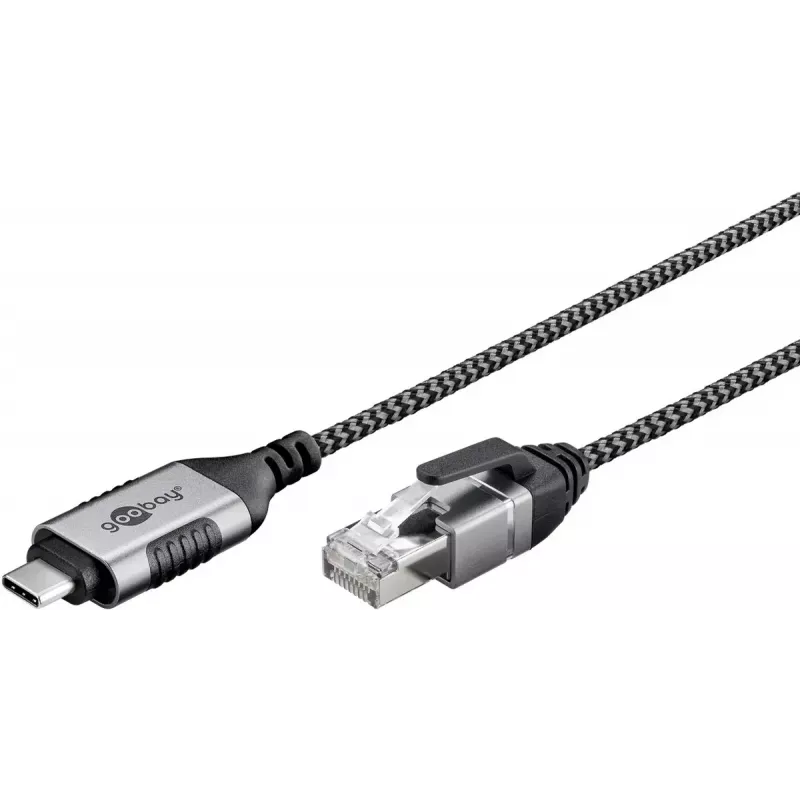 Goobay 74406 USB 3.1 Type A – RJ45 adapterinis laidas 7,5 m