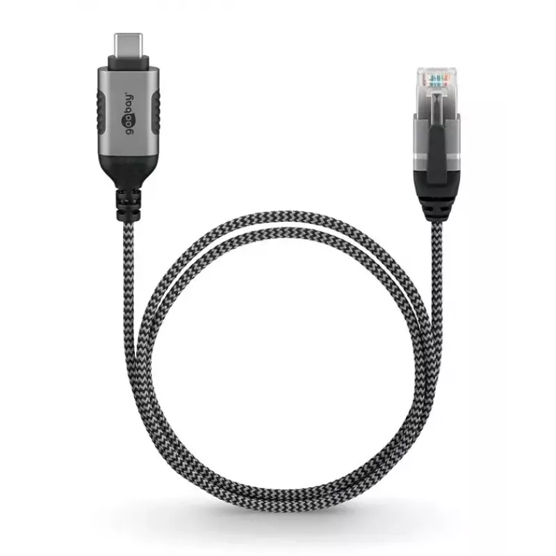 Goobay 74406 USB 3.1 Type A – RJ45 adapterinis laidas 7,5 m