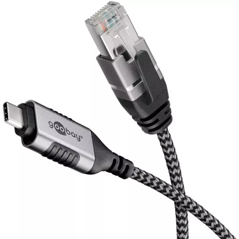 Goobay 74406 USB 3.1 Type A – RJ45 adapterinis laidas 7,5 m