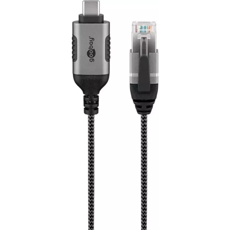 Goobay 74406 USB 3.1 Type A – RJ45 adapterinis laidas 7,5 m