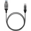 Goobay 74394 USB 3.0 Type A į RJ45 laidas 1,5 m juodas sidabrinis