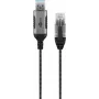 Goobay 74394 USB 3.0 Type A į RJ45 laidas 1,5 m juodas sidabrinis