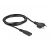 Vidinis įkroviklis DeLOCK 41443 Universalus Juodas AC 100-240V 2x USB Type-C
