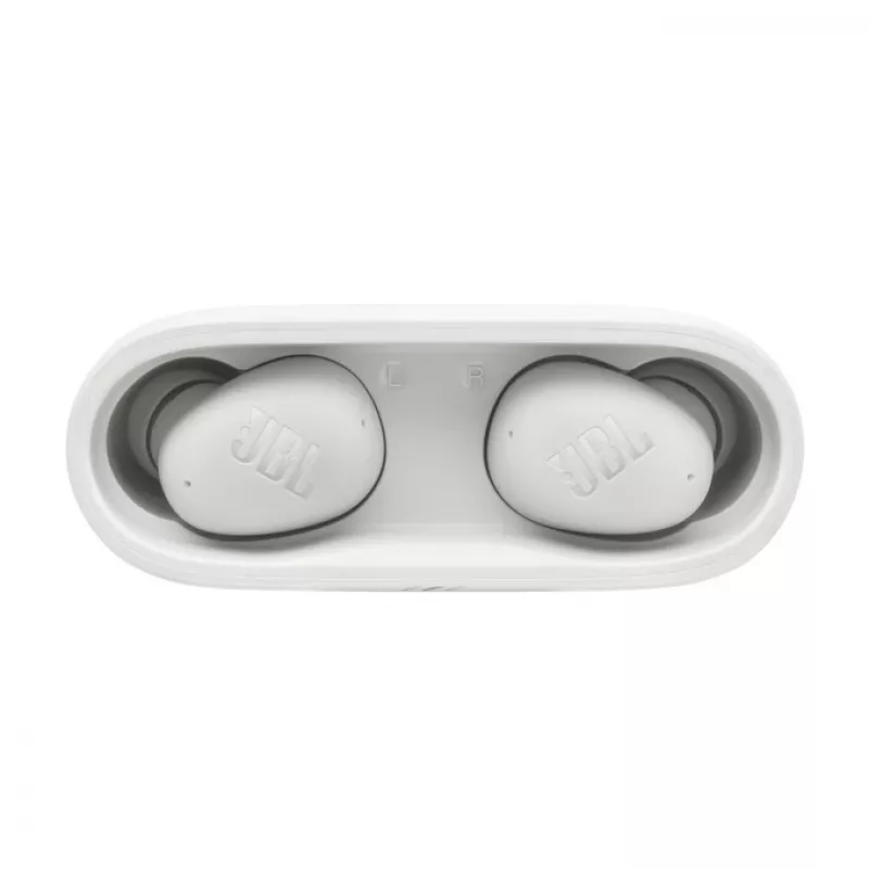 JBL Wave Buds 2 belaidės ausinės TWS, į ausį, skambučiams/muzikai, Bluetooth, baltos