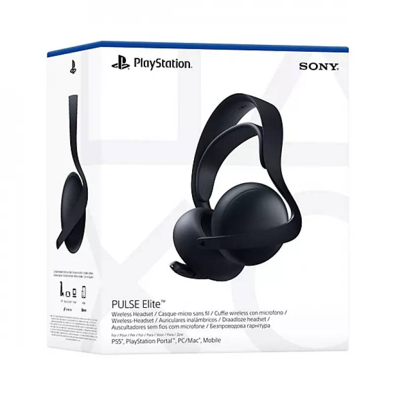 Sony Pulse Elite belaidės ausinės žaidimams, juodos