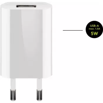 Įkroviklio rinkinys Goobay 5W Apple Lightning, vidaus, AC, mobiliesiems telefonams