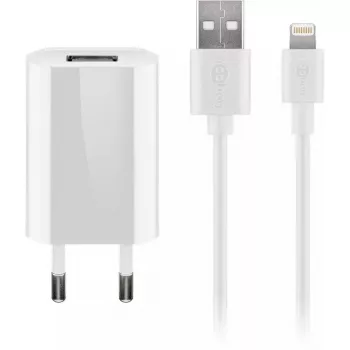 Įkroviklio rinkinys Goobay 5W Apple Lightning, vidaus, AC, mobiliesiems telefonams