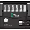 Wera Bit-Check 7 Hex-Plus 1 atsuktuvų antgalių rinkinys, 7 vnt., H2–H6