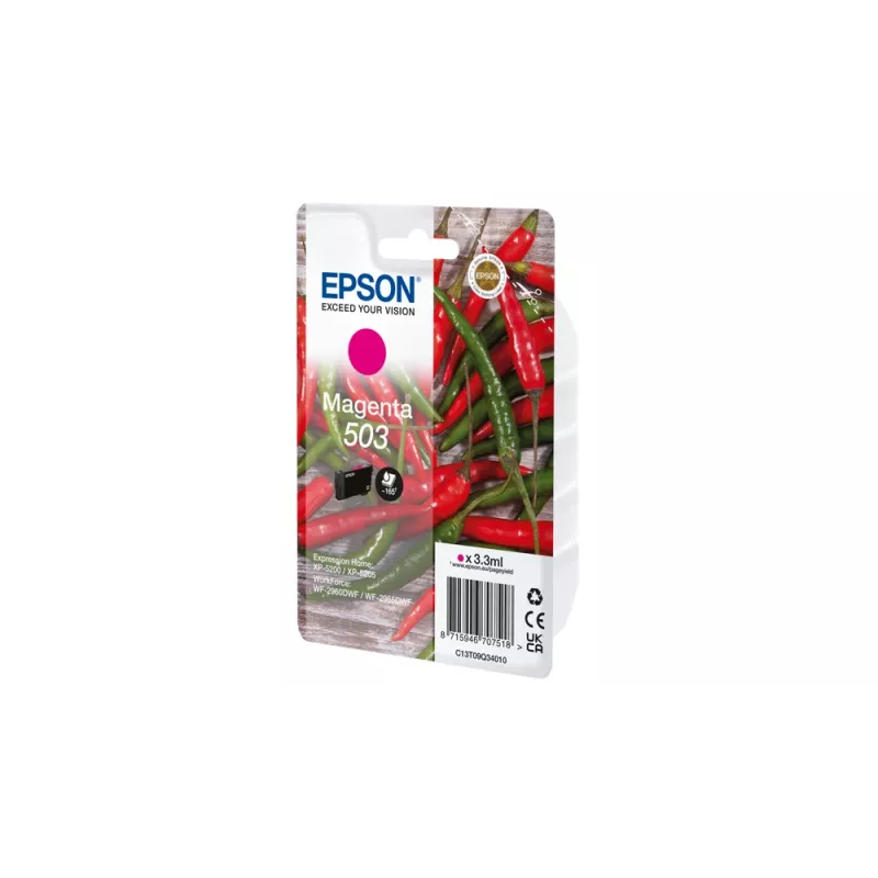 Epson 503 rašalo kasetė 1 vnt. Originalus Standartinis Išeiga Purpurinė