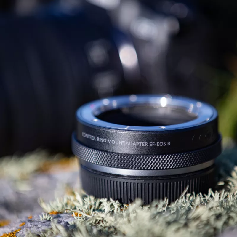 Canon EF-EOS R valdymo žiedo tvirtinimo adapteris