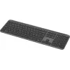 Logitech K950 Signature Slim klaviatūra biurui RF belaidė Bluetooth QWERTY danų suomių norvegų švedų grafitas