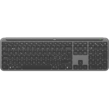 Logitech K950 Signature Slim klaviatūra biurui RF belaidė Bluetooth QWERTY danų suomių norvegų švedų grafitas