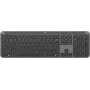 Logitech K950 Signature Slim klaviatūra biurui RF belaidė Bluetooth QWERTY danų suomių norvegų švedų grafitas
