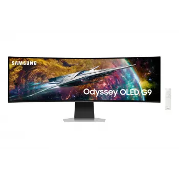 Samsung G95SC monitorius 124,5 cm (49 colių) 5120 x 1440 Dual QHD OLED sidabrinis