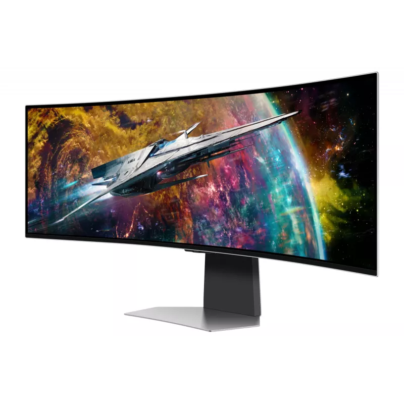 Samsung G95SC monitorius 124,5 cm (49 colių) 5120 x 1440 Dual QHD OLED sidabrinis