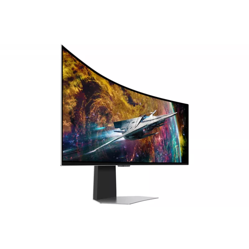 Samsung G95SC monitorius 124,5 cm (49 colių) 5120 x 1440 Dual QHD OLED sidabrinis
