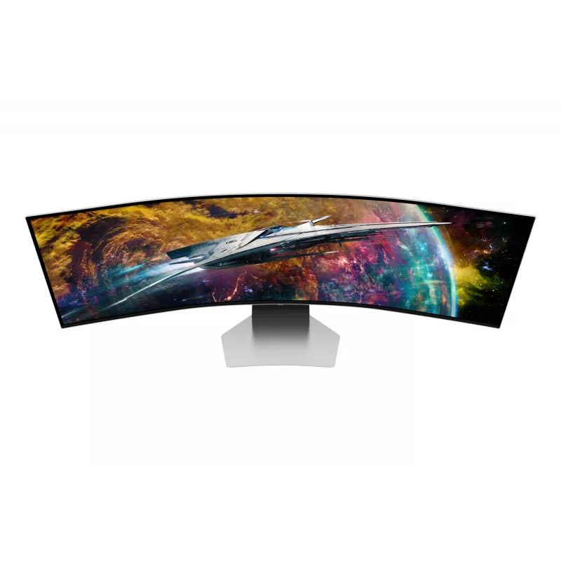 Samsung G95SC monitorius 124,5 cm (49 colių) 5120 x 1440 Dual QHD OLED sidabrinis