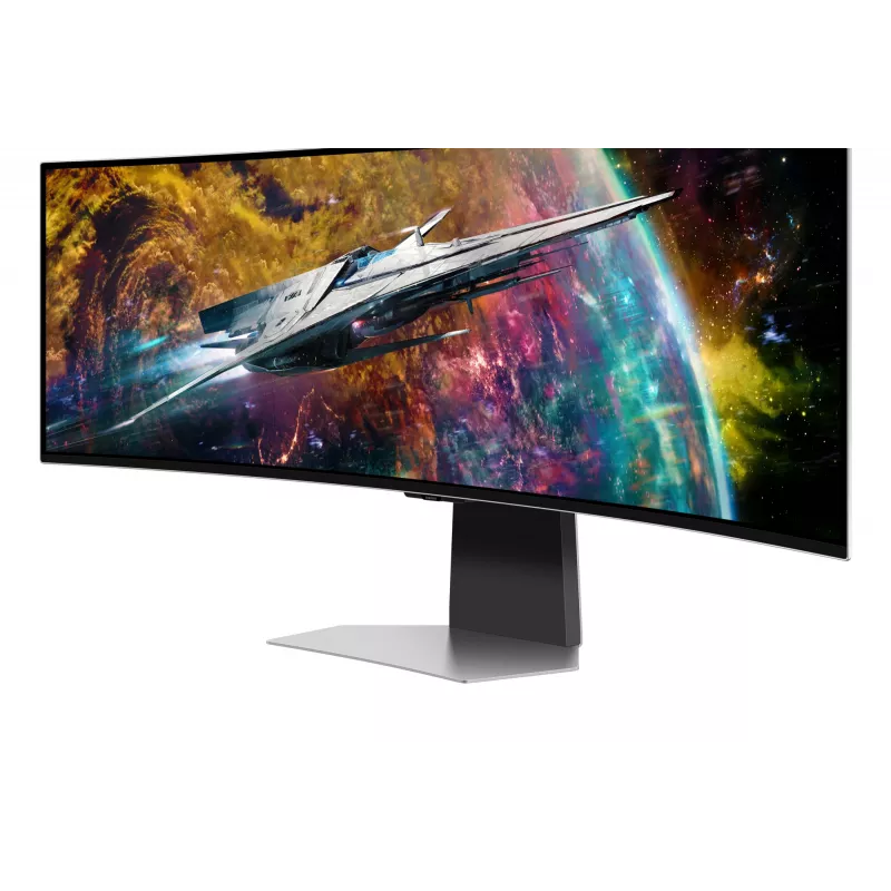 Samsung G95SC monitorius 124,5 cm (49 colių) 5120 x 1440 Dual QHD OLED sidabrinis