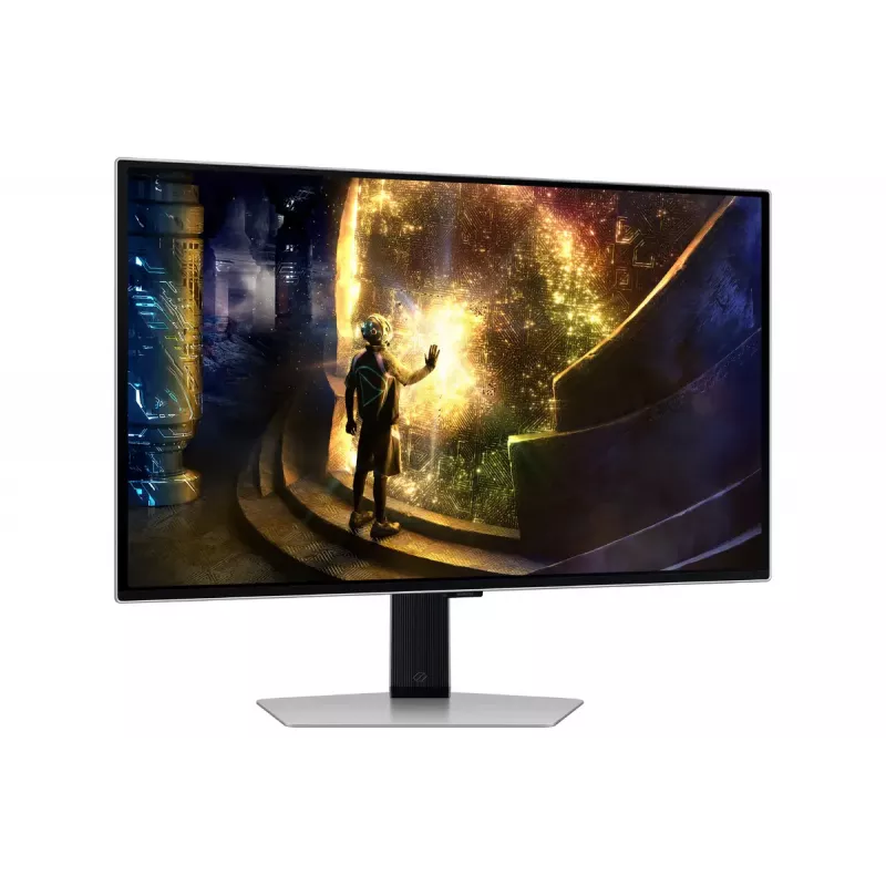 Samsung G61SD kompiuterio monitorius 27 colių OLED 2560x1440 WQHD sidabrinis