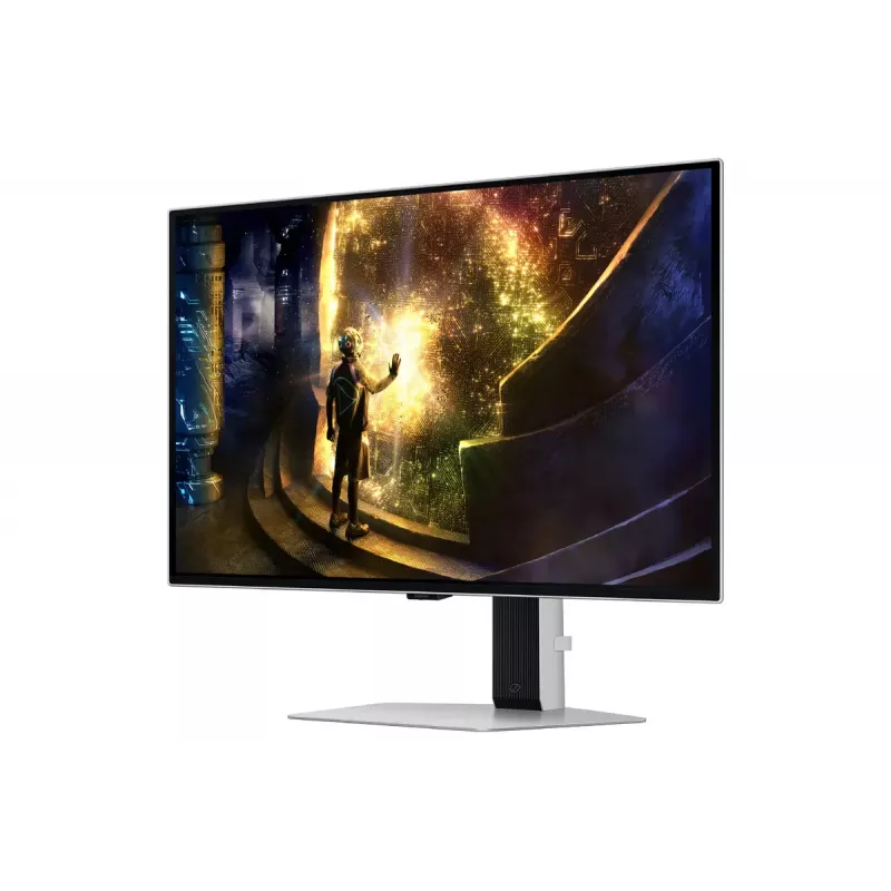 Samsung G61SD kompiuterio monitorius 27 colių OLED 2560x1440 WQHD sidabrinis