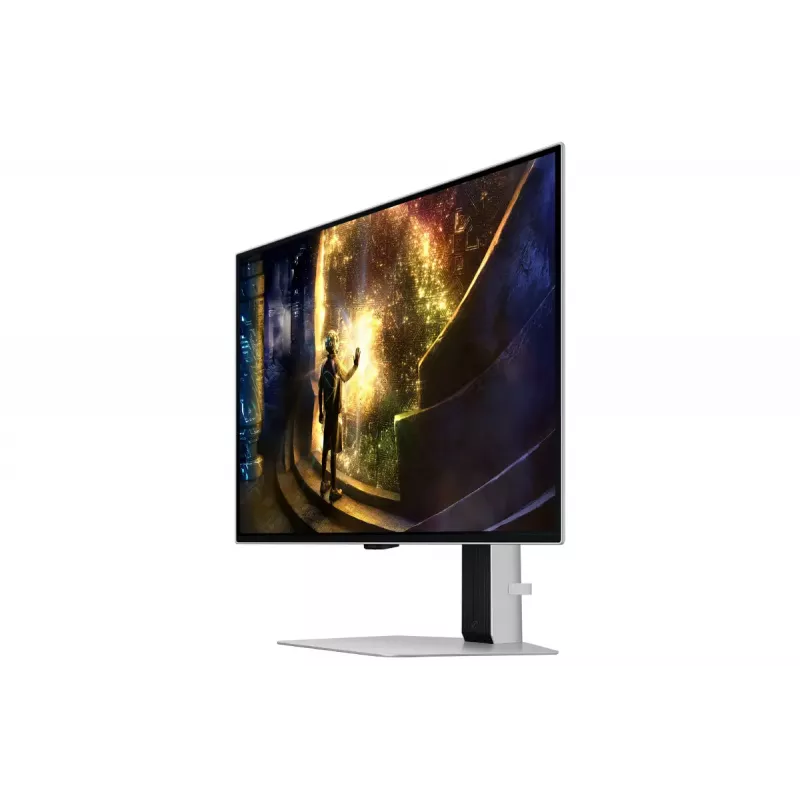 Samsung G61SD kompiuterio monitorius 27 colių OLED 2560x1440 WQHD sidabrinis