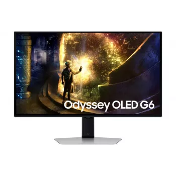 Samsung G61SD kompiuterio monitorius 27 colių OLED 2560x1440 WQHD sidabrinis
