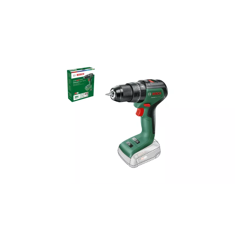 Bosch Universal Impact 18V-60 akumuliatorinis smūginis gręžtuvas 1900 aps./min., 1,3 kg, juodas/žalias