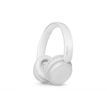 Philips 5000 serijos TAH5209WT/00 belaidės ausinės su mikrofonu, ant ausų, skambučiams ir muzikai, balta