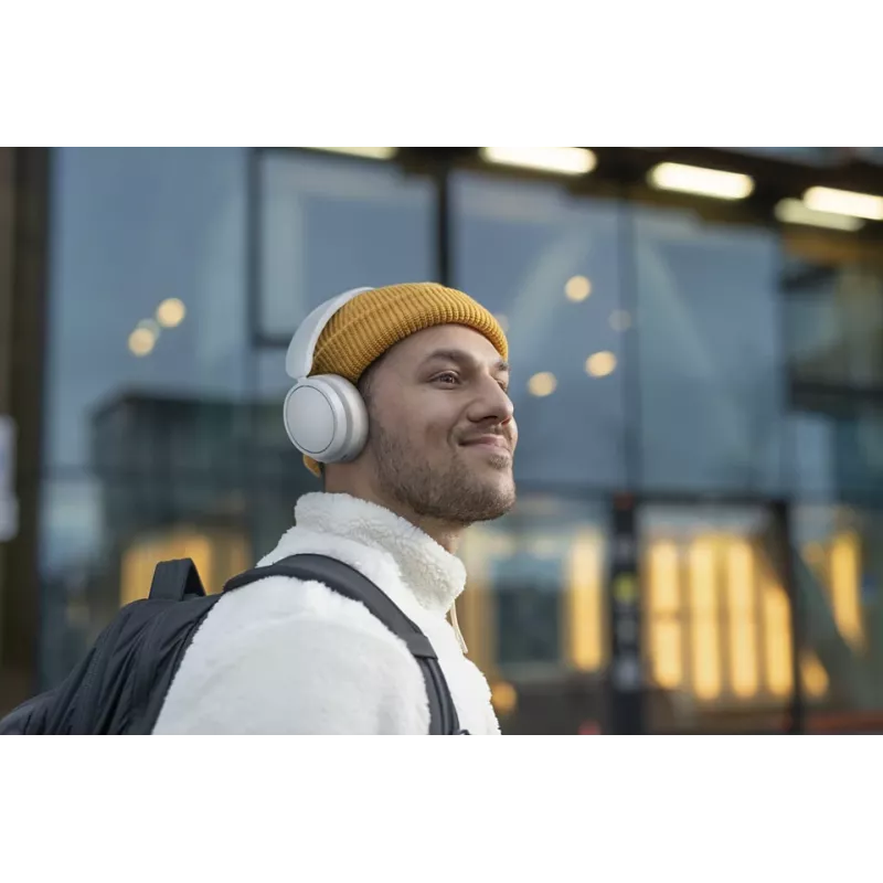 Philips 5000 serijos TAH5209WT/00 belaidės ausinės su mikrofonu, ant ausų, skambučiams ir muzikai, balta