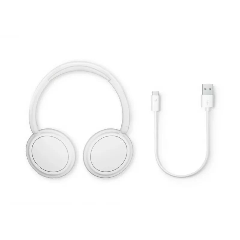 Philips 5000 serijos TAH5209WT/00 belaidės ausinės su mikrofonu, ant ausų, skambučiams ir muzikai, balta