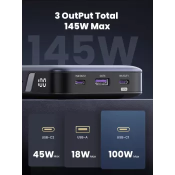 Nešiojamas Power Bank Ugreen 90597A 25000 mAh