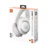 JBL Live 770NC Ausinės belaidės, aplink ausį, skambučiams/muzikai, Bluetooth, baltos