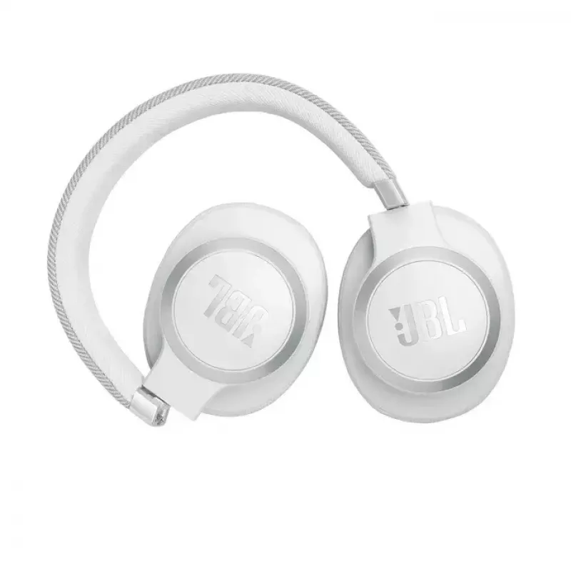 JBL Live 770NC Ausinės belaidės, aplink ausį, skambučiams/muzikai, Bluetooth, baltos
