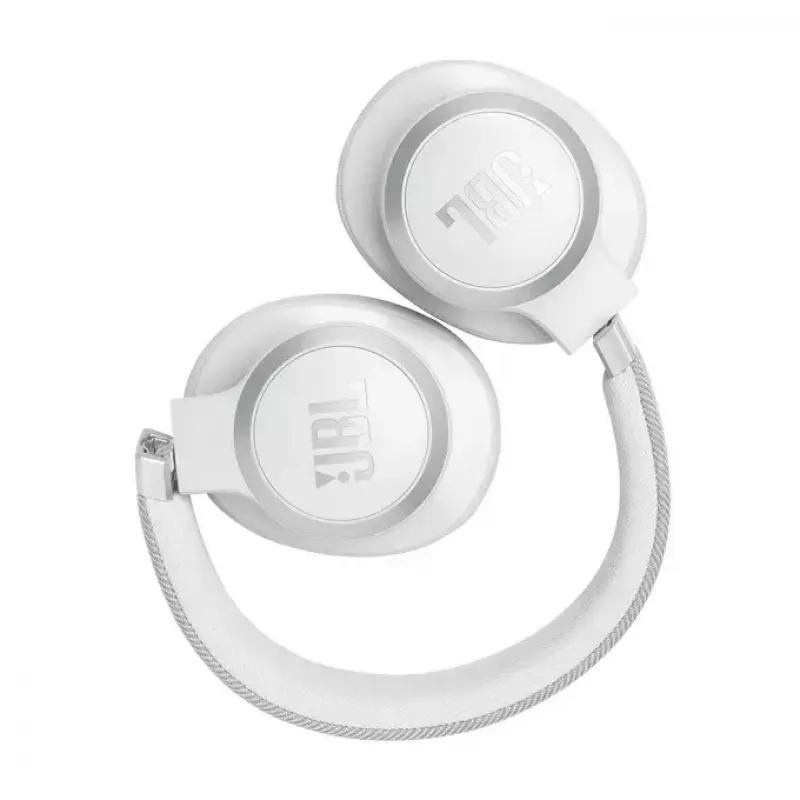 JBL Live 770NC Ausinės belaidės, aplink ausį, skambučiams/muzikai, Bluetooth, baltos