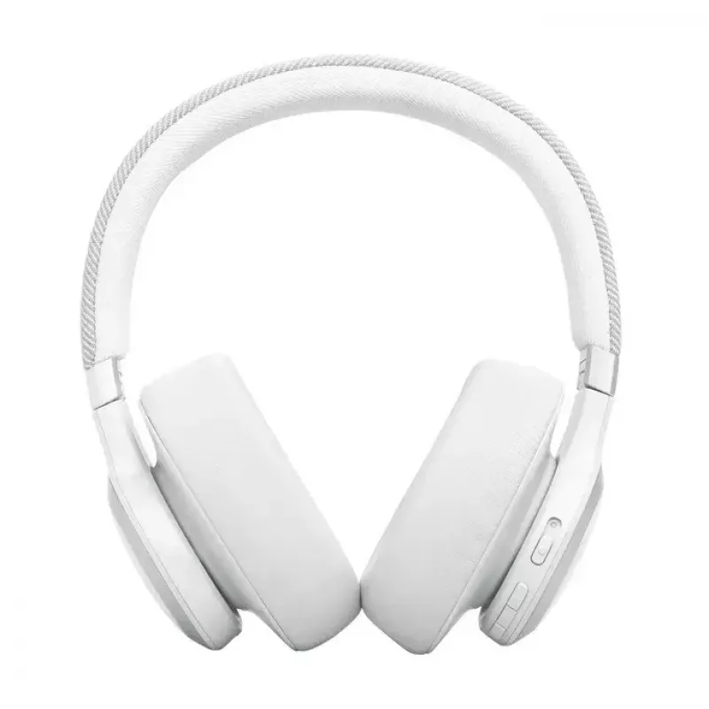 JBL Live 770NC Ausinės belaidės, aplink ausį, skambučiams/muzikai, Bluetooth, baltos