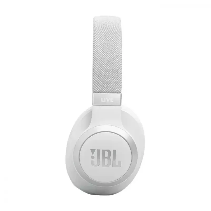 JBL Live 770NC Ausinės belaidės, aplink ausį, skambučiams/muzikai, Bluetooth, baltos