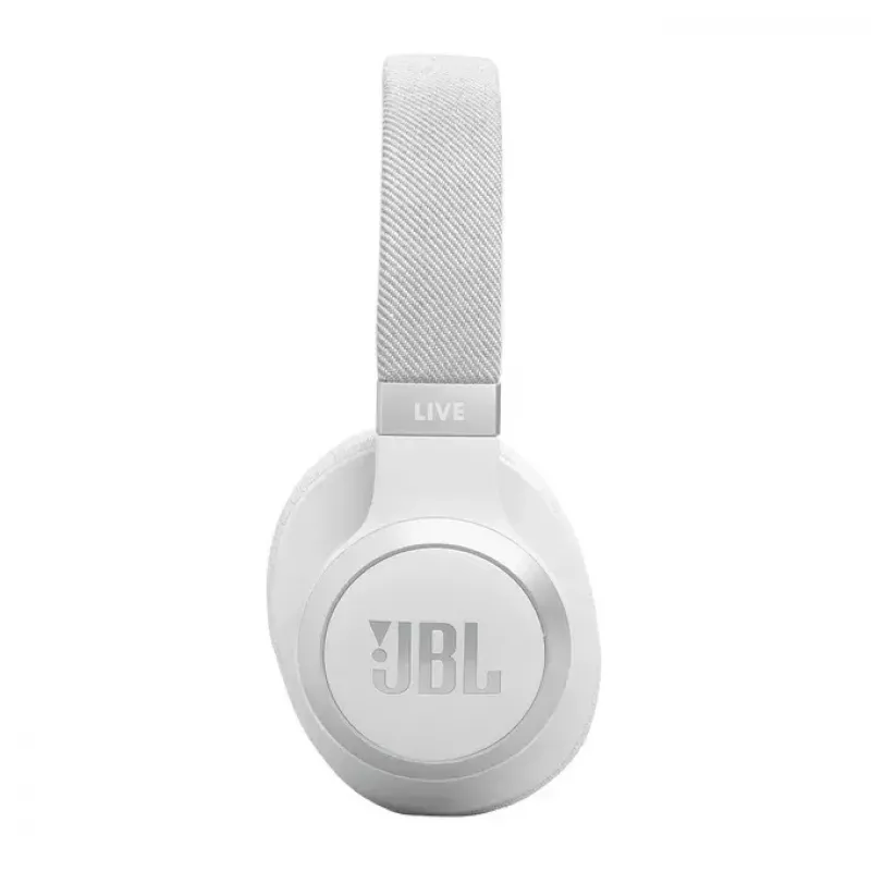 JBL Live 770NC Ausinės belaidės, aplink ausį, skambučiams/muzikai, Bluetooth, baltos