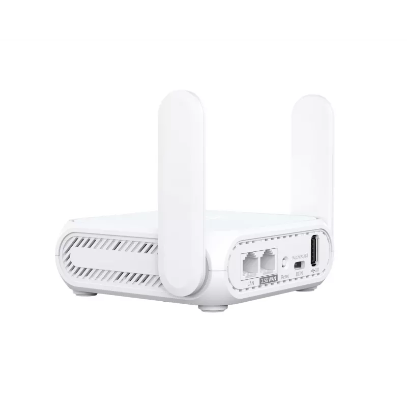 ASUS RT-BE58 Go belaidis maršrutizatorius 2.5 Gigabit Ethernet, dviejų juostų (2,4 GHz / 5 GHz), baltas