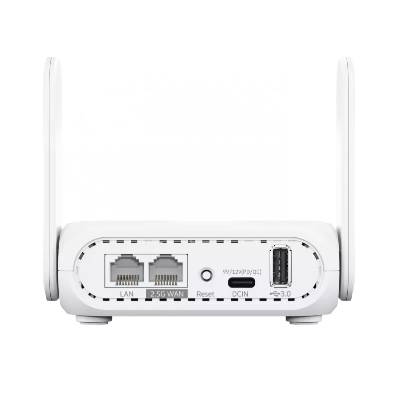 ASUS RT-BE58 Go belaidis maršrutizatorius 2.5 Gigabit Ethernet, dviejų juostų (2,4 GHz / 5 GHz), baltas
