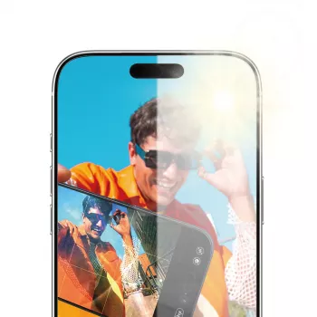 PanzerGlass Anti-Reflective Armor ekrano apsauga iPhone 17 Pro Max, atspari įbrėžimams ir smūgiams