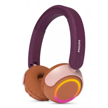 Ausinės Philips TAK4200MP/00 belaidės Bluetooth 20-20000 Hz oranžinė violetinė rožinė