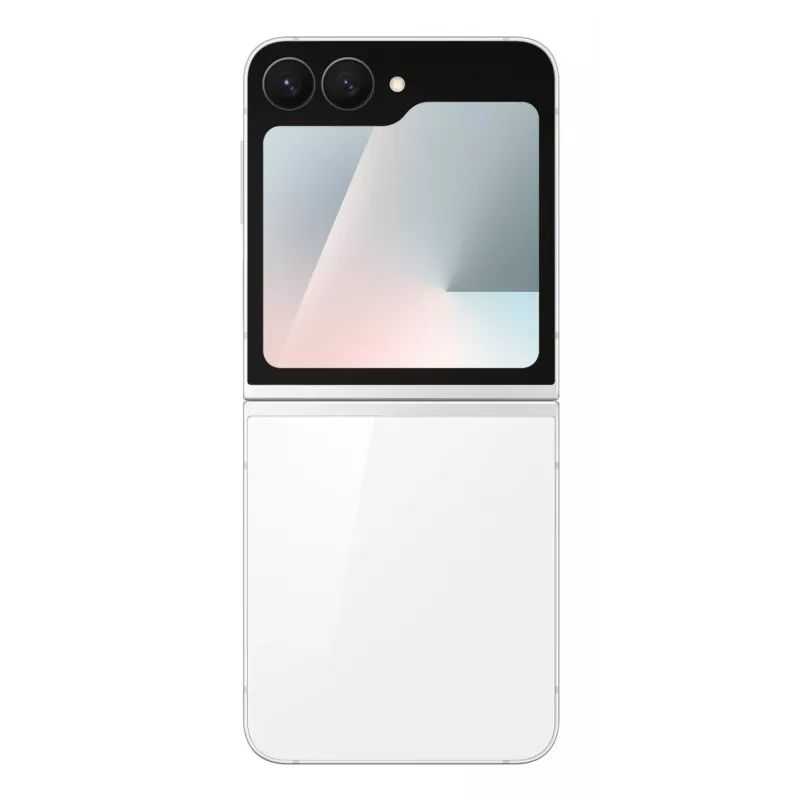 Samsung Galaxy Z Flip7 FE, 17 cm (6,7 colio), 2640 x 1080 pikselių, 8 GB, 128 GB, 50 MP, Baltas